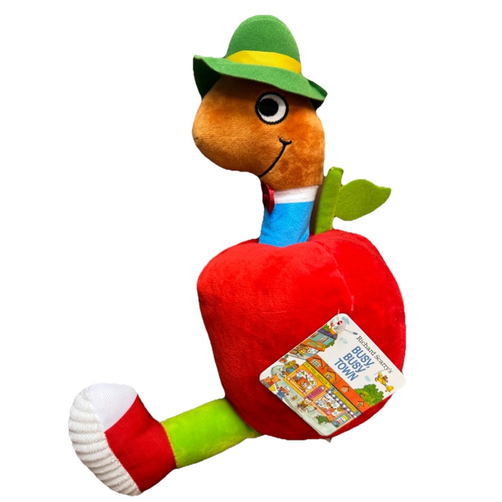Kohl's Cares Plush Richard Scarry's Busy Town Lowly Worm Toy 12” New